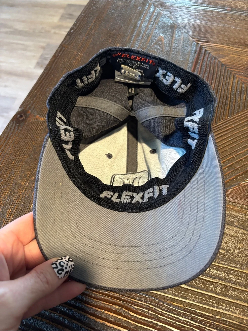 Hurley Two-Tone Gray and Dark Gray Kids Hat